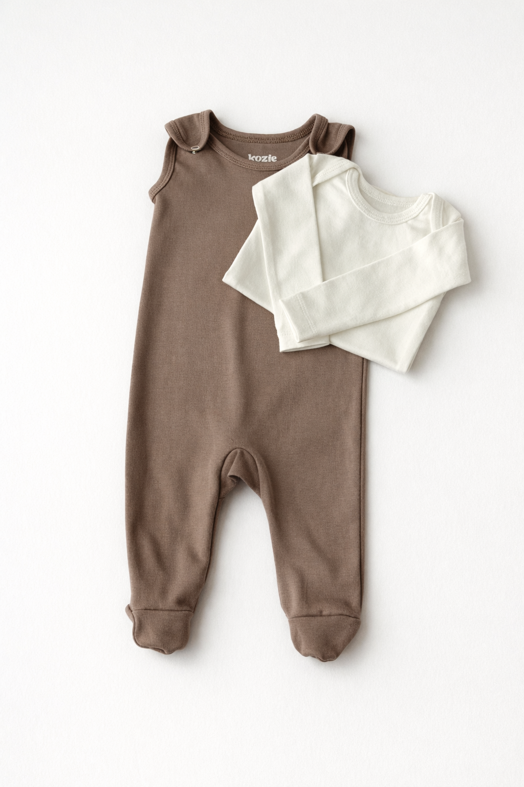 Footed Romper Set "Cocoa"