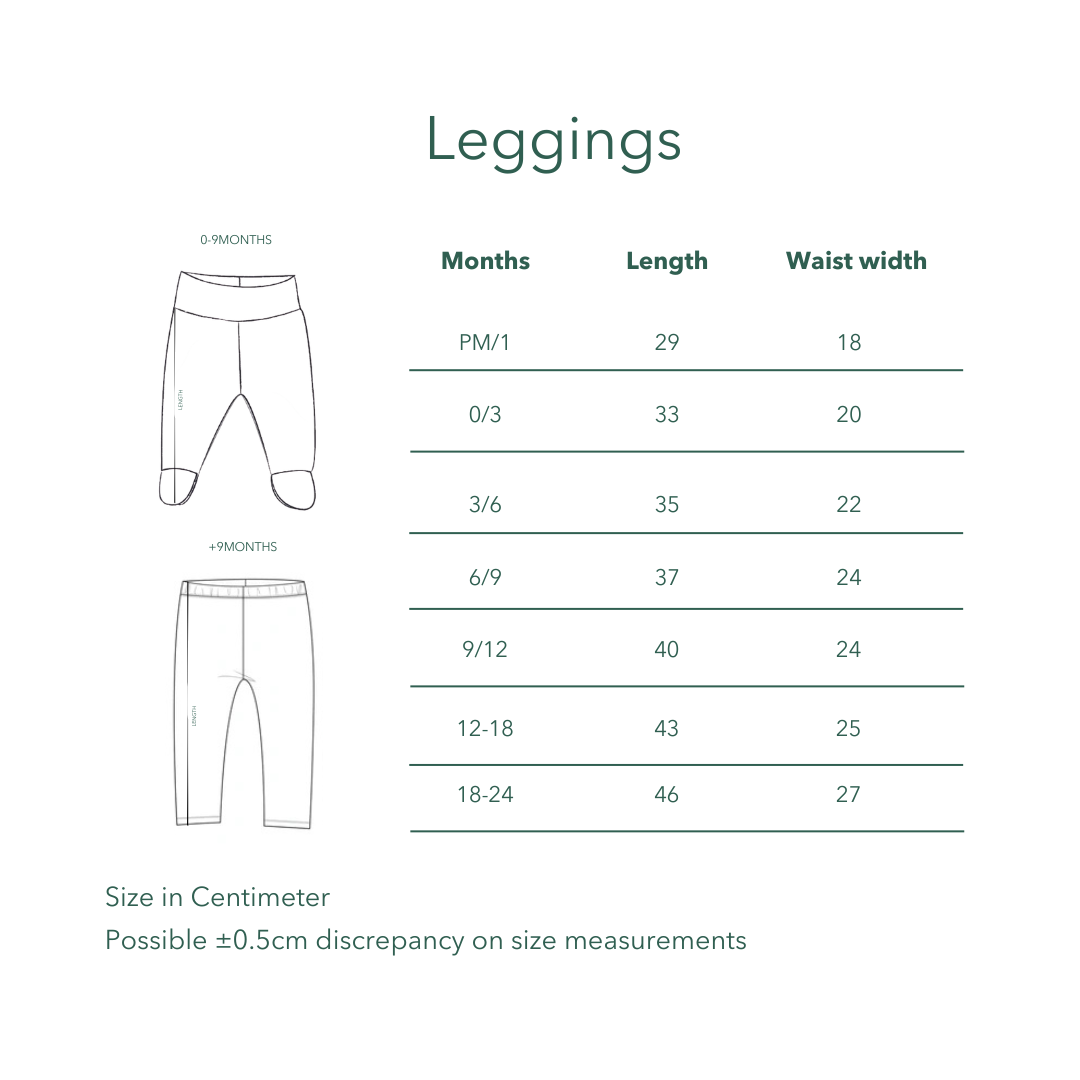 3-Pack Leggings Soft Pastel