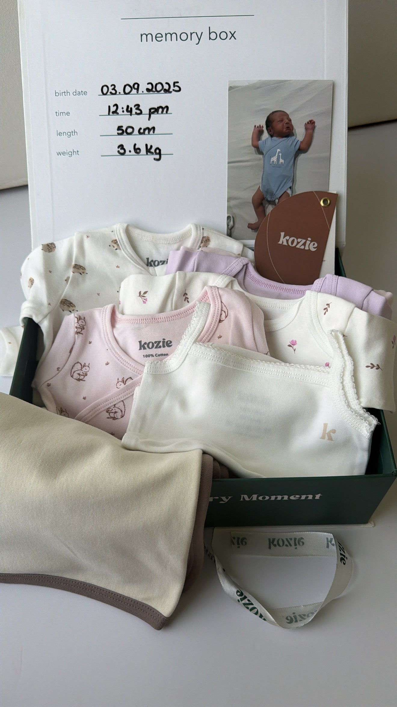 The "First Moments" Keepsake Box (Baby Boy)