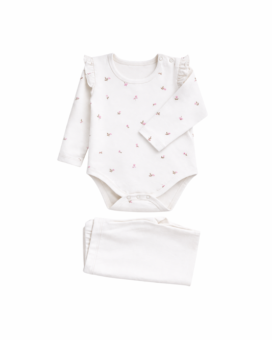 Floral Ruffle Set
