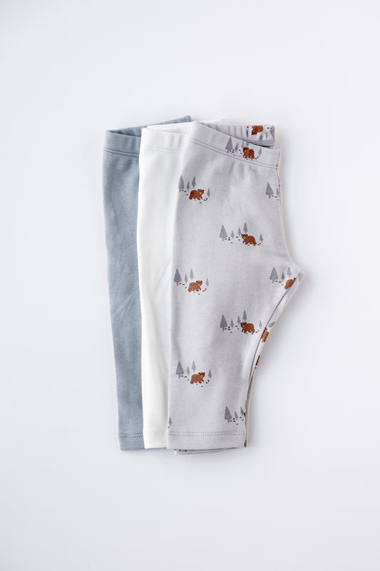 3-Pack Leggings Woodland