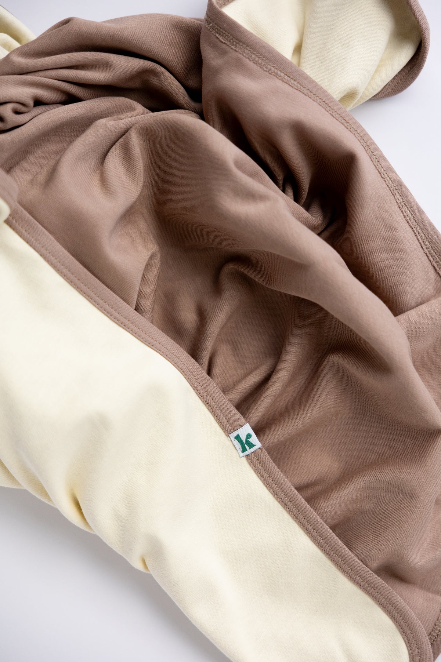 Double-Sided Baby Blanket - Cocoa + Natural