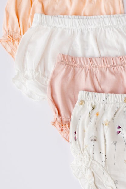 4-Pack Bloomer Shorts (Cashmere/Wild Flowers)