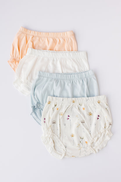 4-Pack Bloomers Short (Sky/Wild Flowers)