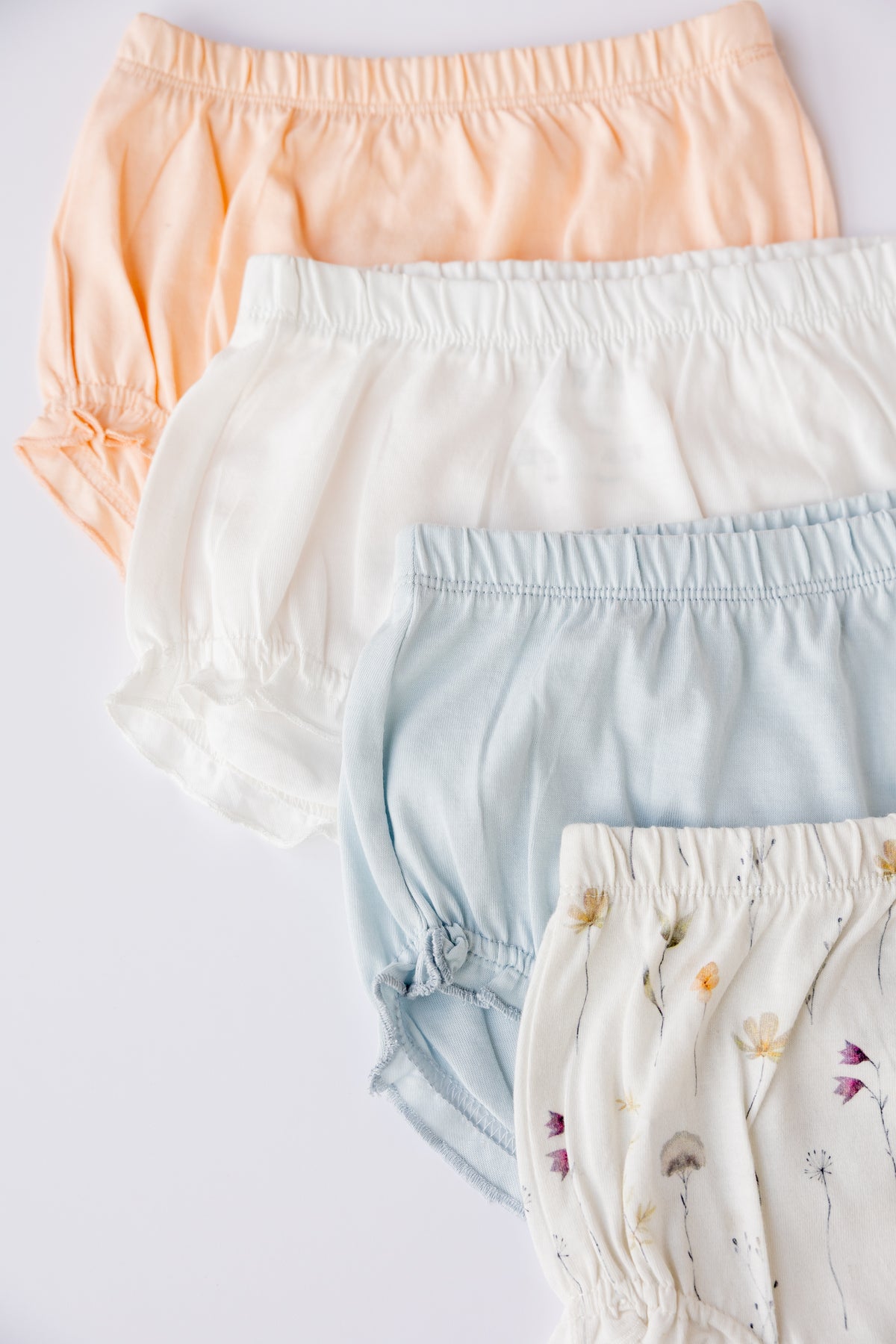 4-Pack Bloomers Short (Sky/Wild Flowers)