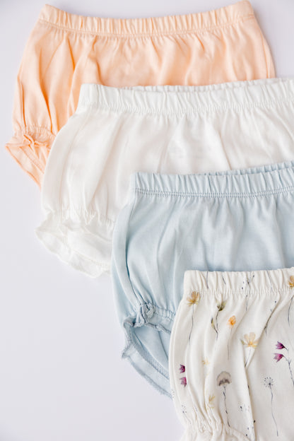 4-Pack Bloomers Short (Sky/Wild Flowers)