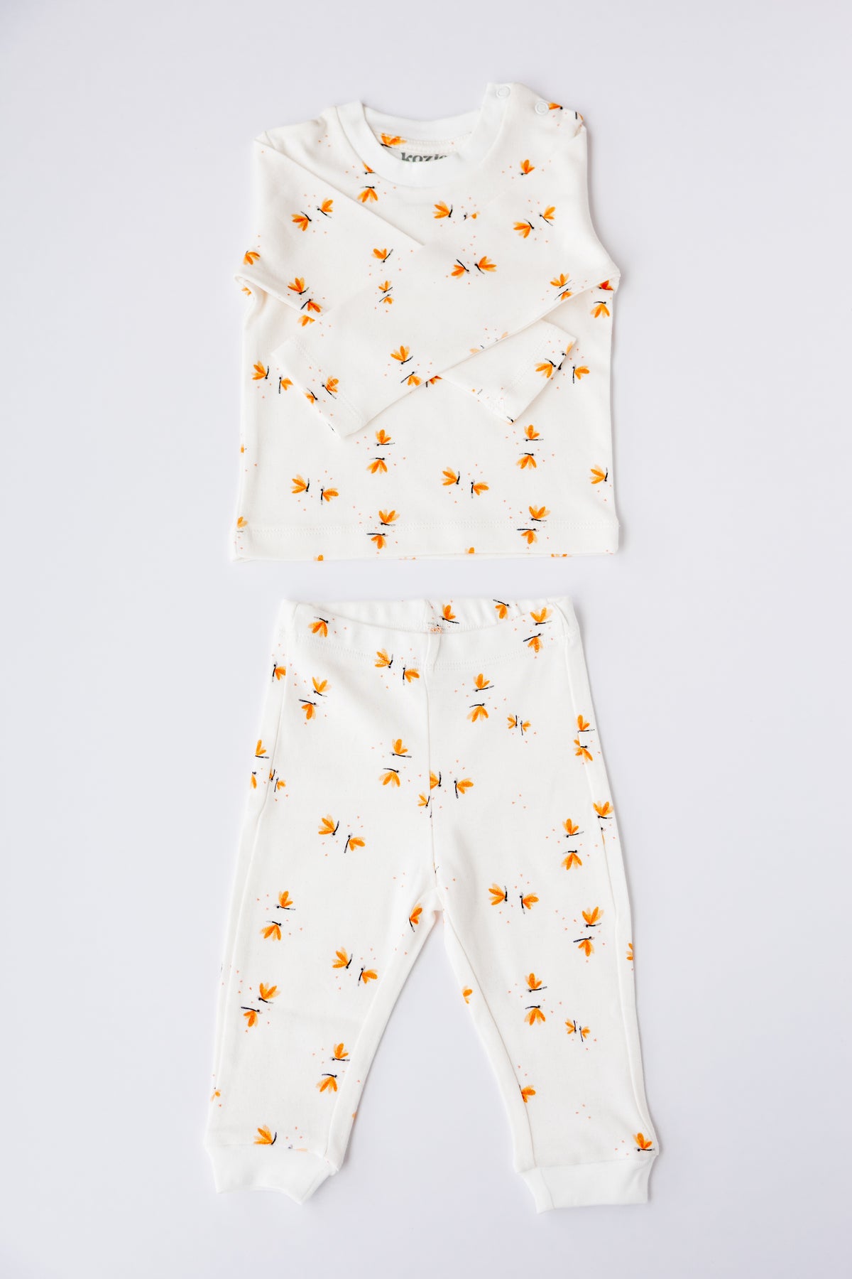 Long Sleeve Pyjama Set (Dainty Wings)