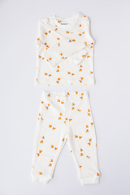 Long Sleeve Pyjama Set (Dainty Wings)