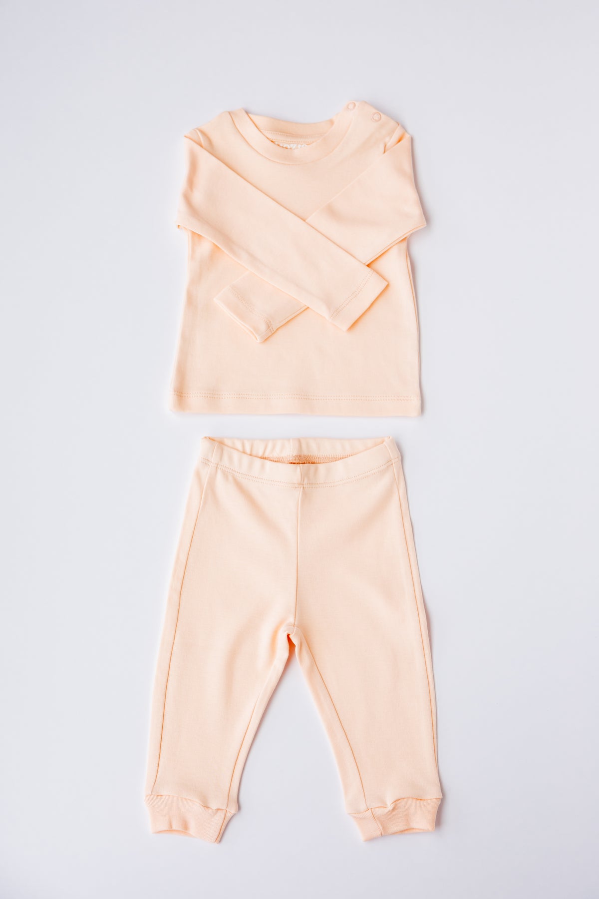 Long Sleeve Pyjama Set (Coral)