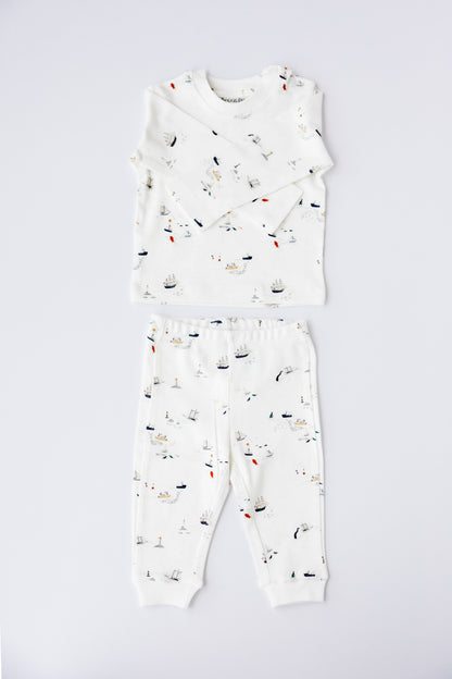 Long Sleeve Pyjama Set (Little Voyage)