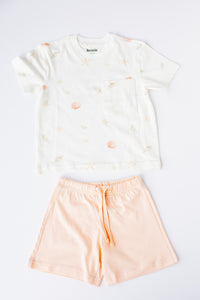 2-Piece Pocket Short Sleeve Set (Sea Shells)
