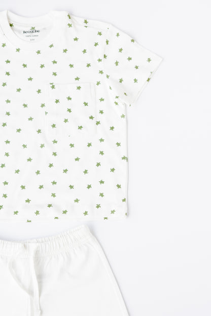 2-Piece Pocket Short Sleeve Set (Turtle Bay)