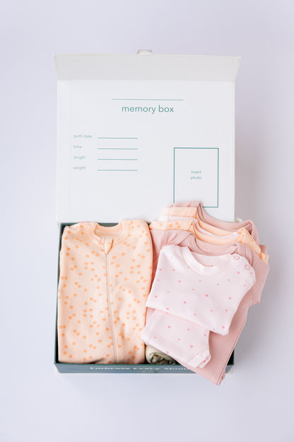 First Moments Keepsake Box – Peach Blossom