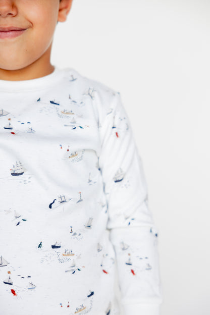 Kids Long Sleeve Pyjama Set (Little Voyage)