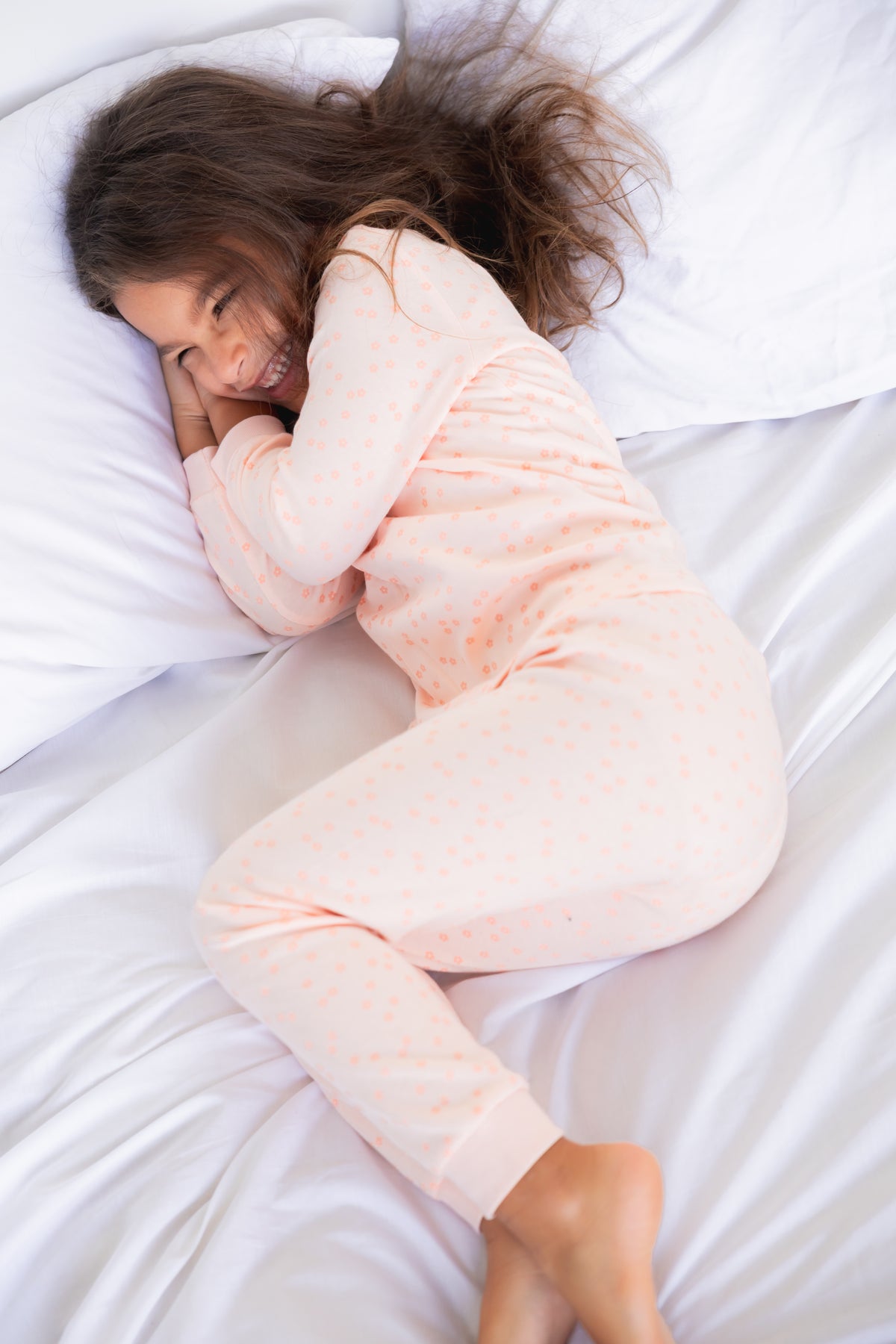 Kids Long Sleeve Pyjama Set (Daisies)