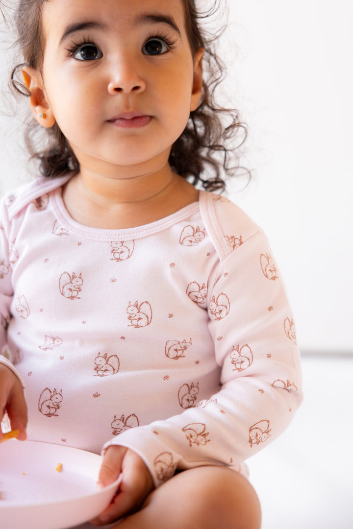 3-Pack Long Sleeve Bodysuits Soft Pastel