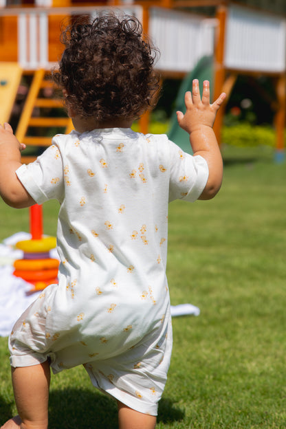 Short Sleeve Romper (Ducky Days)