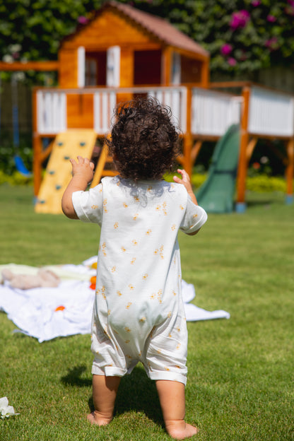 Short Sleeve Romper (Ducky Days)