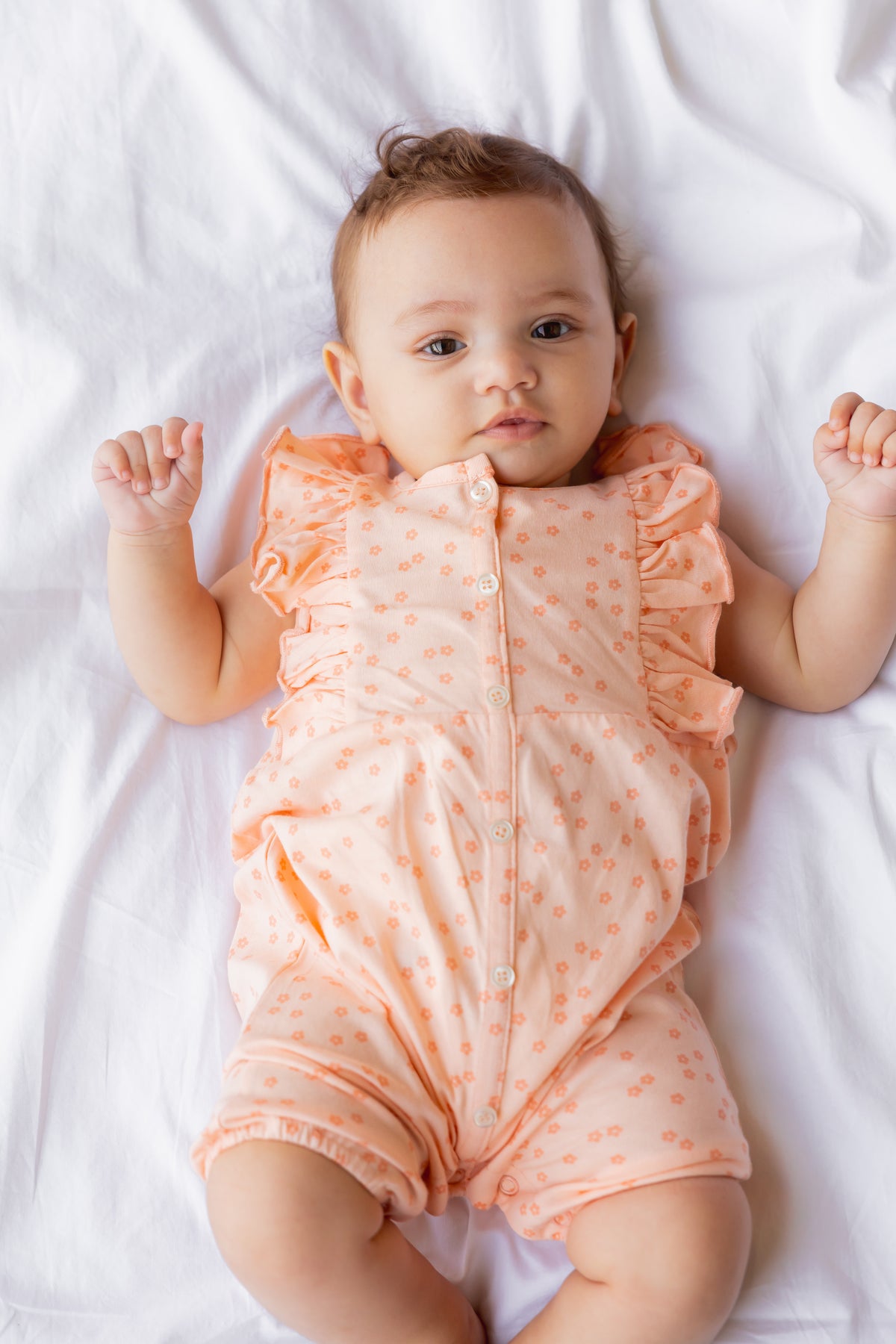 Ruffle Romper (Daisies)