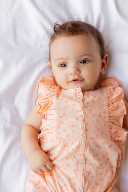 Ruffle Romper (Daisies)