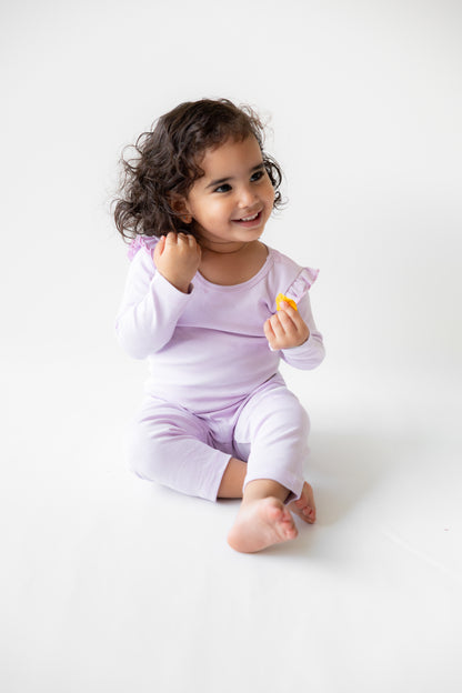 Lavender Ruffle Set