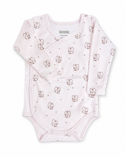 Kimono Bodysuit - Forest Squirrel