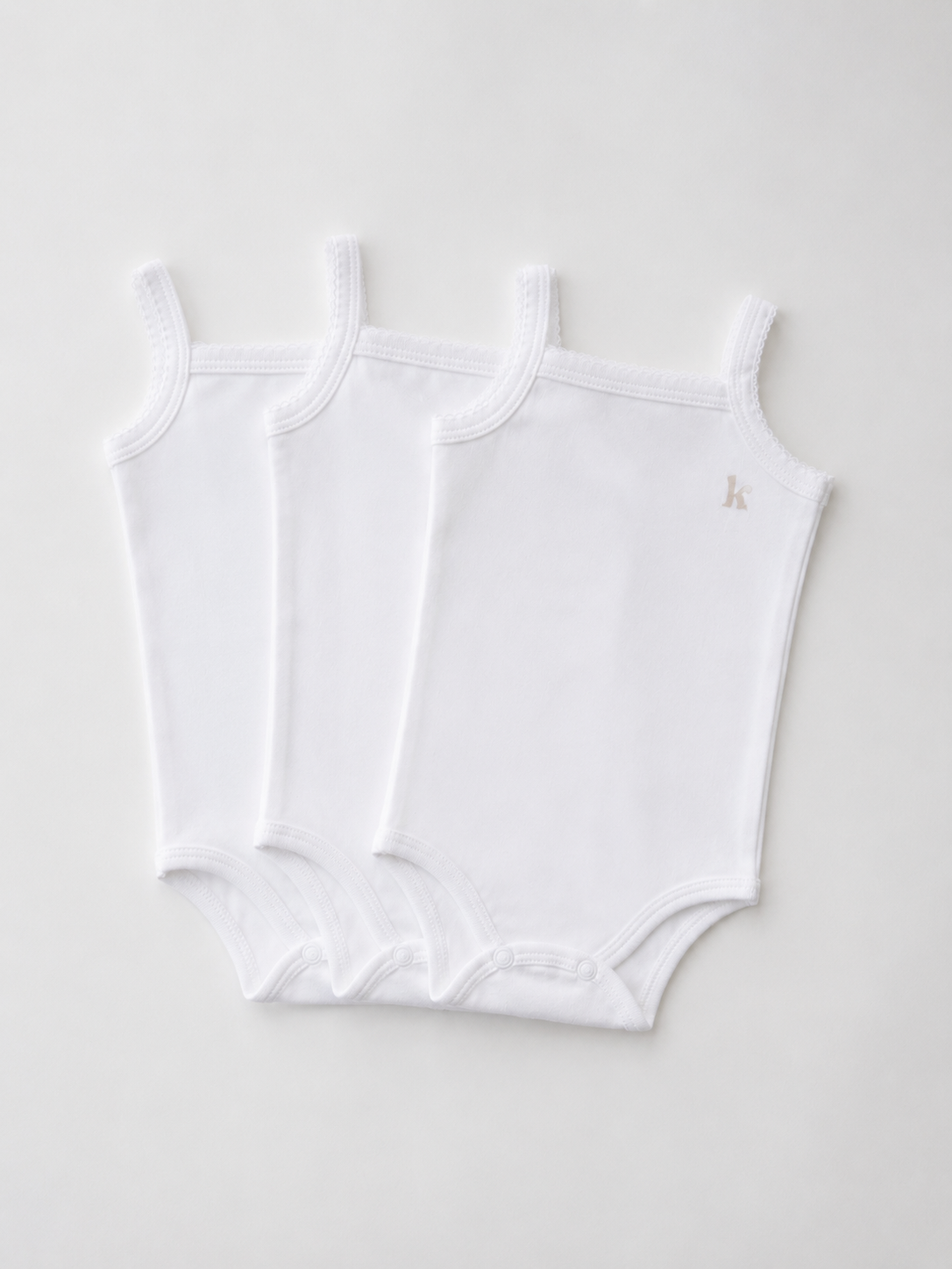 3-Pack Essential Girls Sleeveless