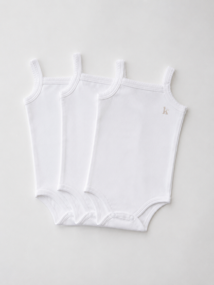 3-Pack Essential Girls Sleeveless