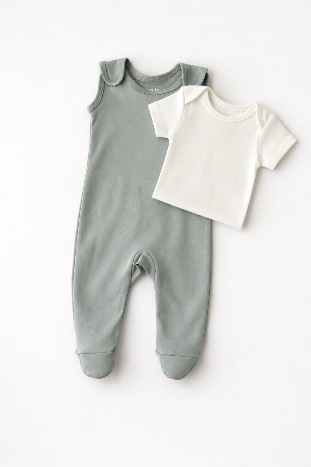 Footed Romper Set "Frost"