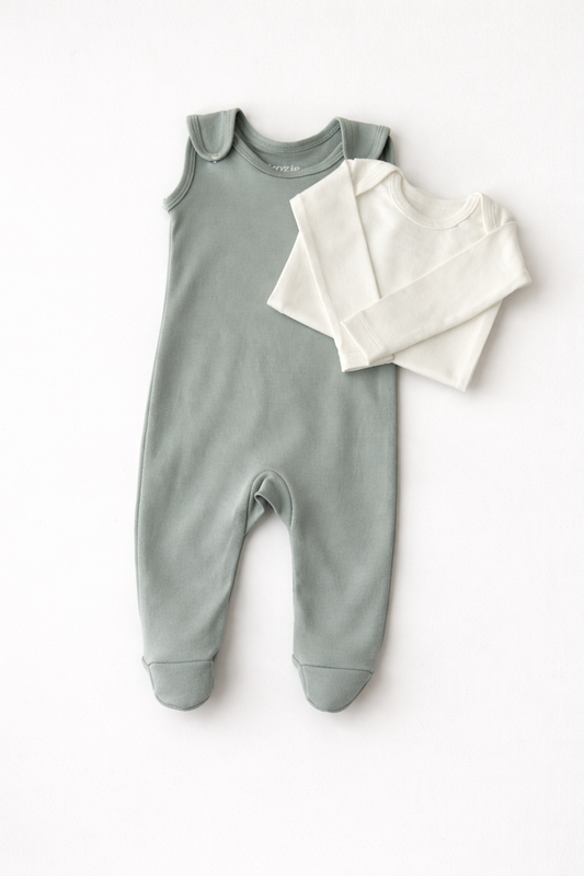 Footed Romper Set "Frost"