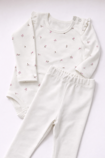 Floral Ruffle Set
