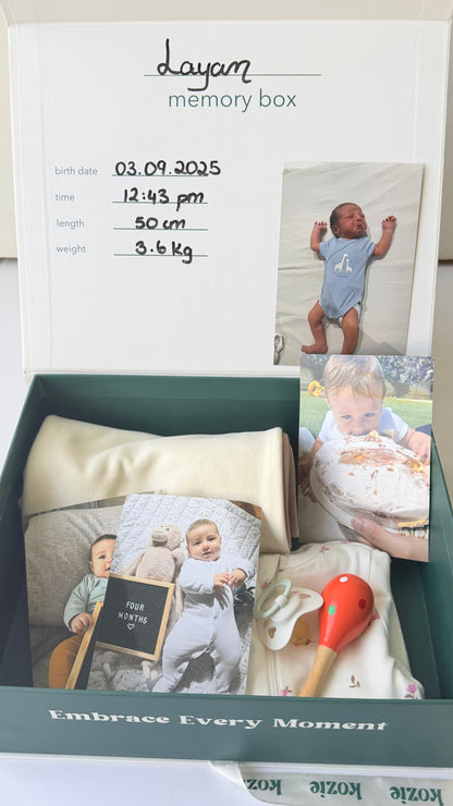 The "First Moments" Keepsake Box (Baby Boy)