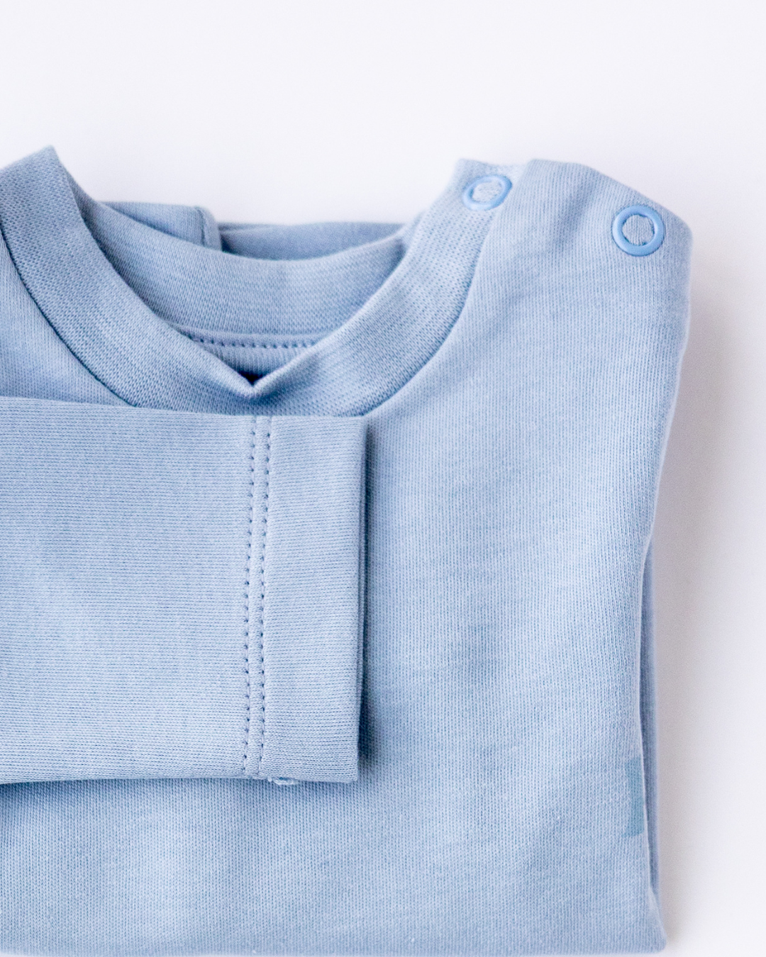Everyday Long Sleeve Set - Dusty Blue