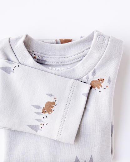 Everyday Long Sleeve Set - Woodland Bear