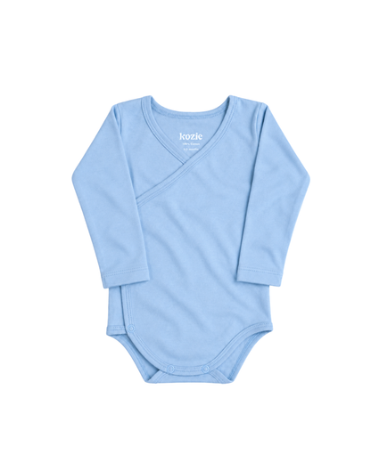 Kimono Bodysuit - Dusty Blue
